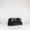 The Row Margaux East West Black Clutch