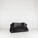 The Row Margaux East West Black Clutch
