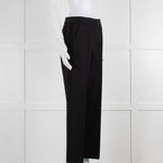 Me + Em Black Stretch Twill Front Seam Trousers