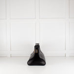 The Row Margaux East West Black Clutch