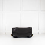The Row Margaux East West Black Clutch