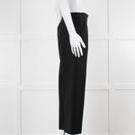 Me + Em Black Stretch Twill Front Seam Trousers