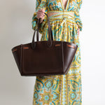 Anya Hindmarch Brown Leather Return to Nature Tote Bag