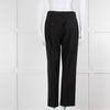 Me + Em Black Stretch Twill Front Seam Trousers
