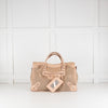 Balenciaga Le City Medium Pale Pink Woven Bag