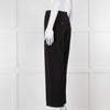 Me + Em Black Stretch Twill Front Seam Trousers