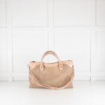 Balenciaga Le City Medium Pale Pink Woven Bag
