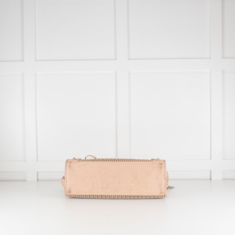 Balenciaga Le City Medium Pale Pink Woven Bag