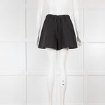 Maje Black Textured Shorts