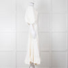 Aje White One Shoulder Concept Midi Dress