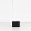 Gucci Black Leather Brown Canvas Bee Zip Wallet