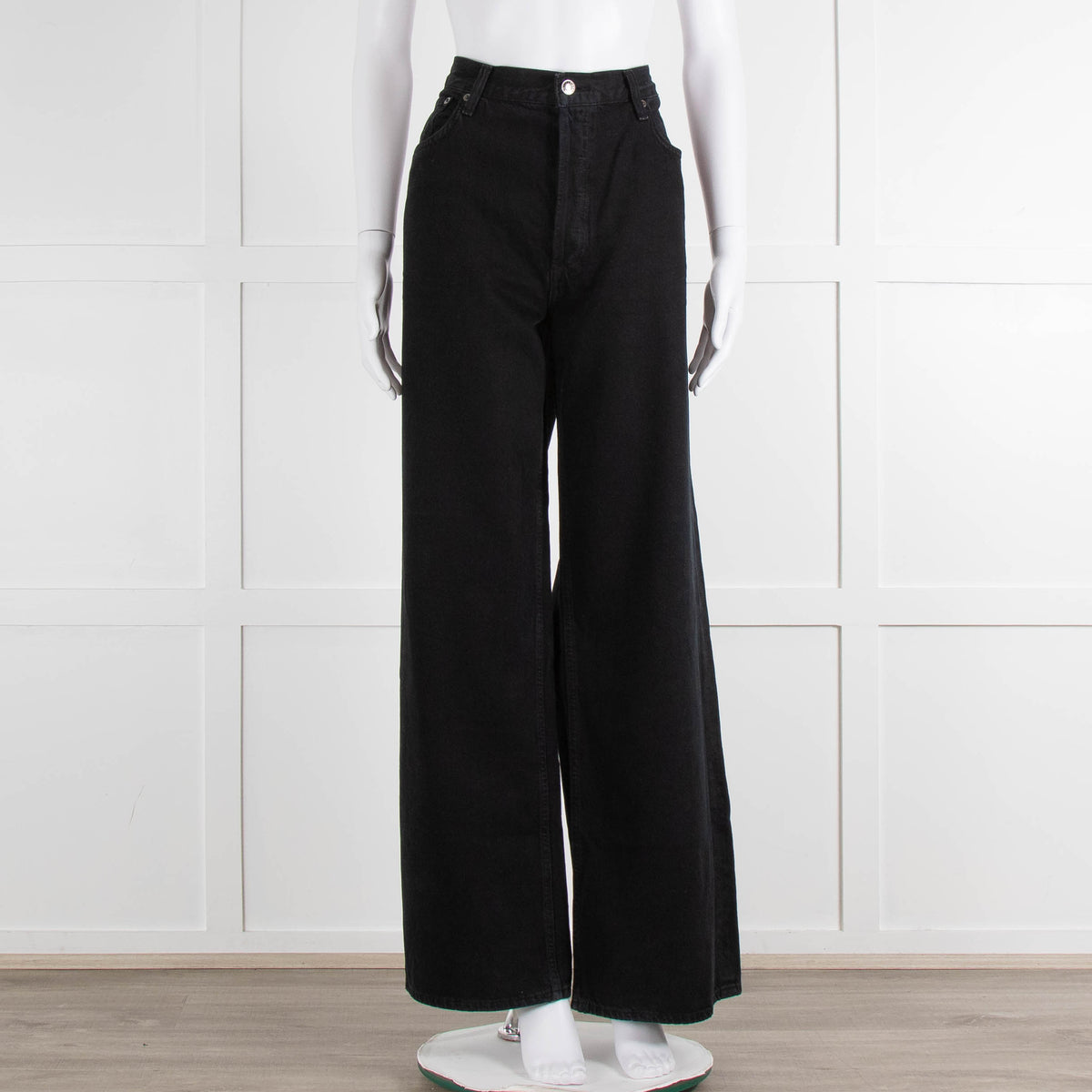 Agolde Black Wide Jeans