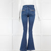 Donna Ida Dark Blue Martha Flares