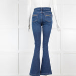 Donna Ida Dark Blue Martha Flares