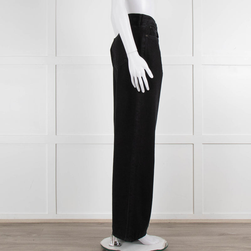 Agolde Black Wide Jeans