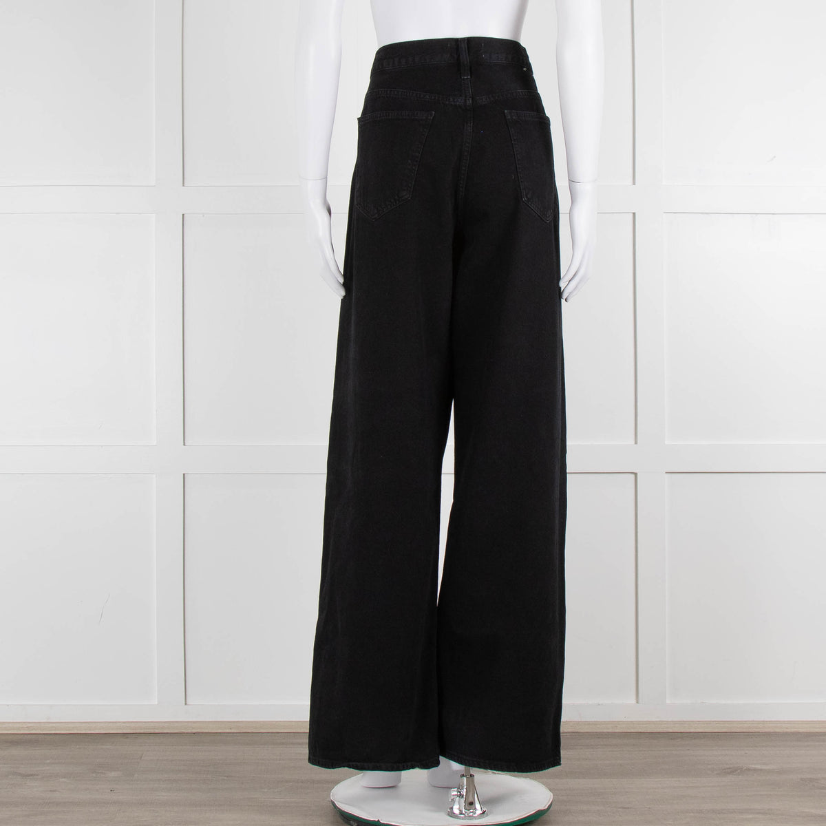 Agolde Black Wide Jeans