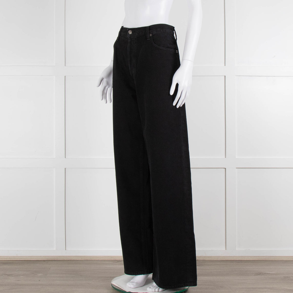 Agolde Black Wide Jeans