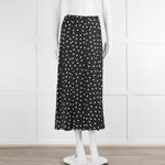 Rixo Black Skirt With White Spot