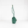 Valentino Green Napa Mini V Logo Pouf Bucket Bag