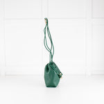 Valentino Green Napa Mini V Logo Pouf Bucket Bag