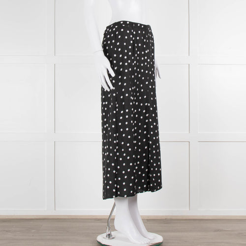 Rixo Black Skirt With White Spot