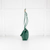 Valentino Green Napa Mini V Logo Pouf Bucket Bag