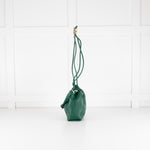 Valentino Green Napa Mini V Logo Pouf Bucket Bag