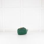 Valentino Green Napa Mini V Logo Pouf Bucket Bag