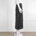 Rixo Black Skirt With White Spot