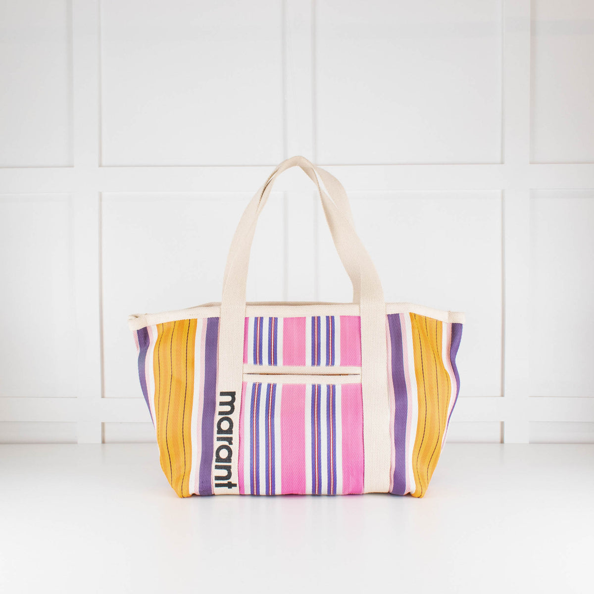 Isabel Marant Pink and Blue Darwen Tote
