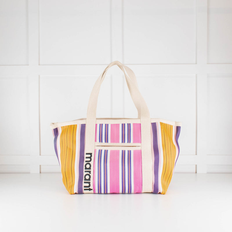 Isabel Marant Pink and Blue Darwen Tote