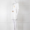 Palm Angels White Linen Cropped Pyjama Style Co-ord