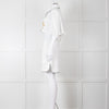 Palm Angels White Linen Cropped Pyjama Style Co-ord