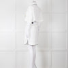 Palm Angels White Linen Cropped Pyjama Style Co-ord