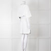 Palm Angels White Linen Cropped Pyjama Style Co-ord
