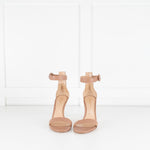 Gianvito Rossi Nude Ankle Strap Sandal