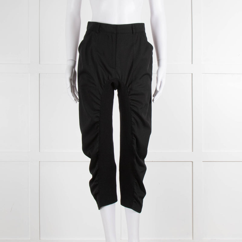 Stella McCartney Black Stretchy Detail Culottes