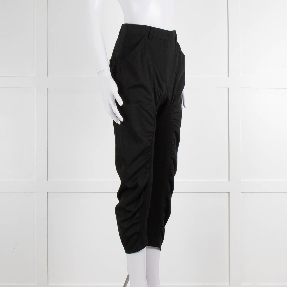Stella McCartney Black Stretchy Detail Culottes