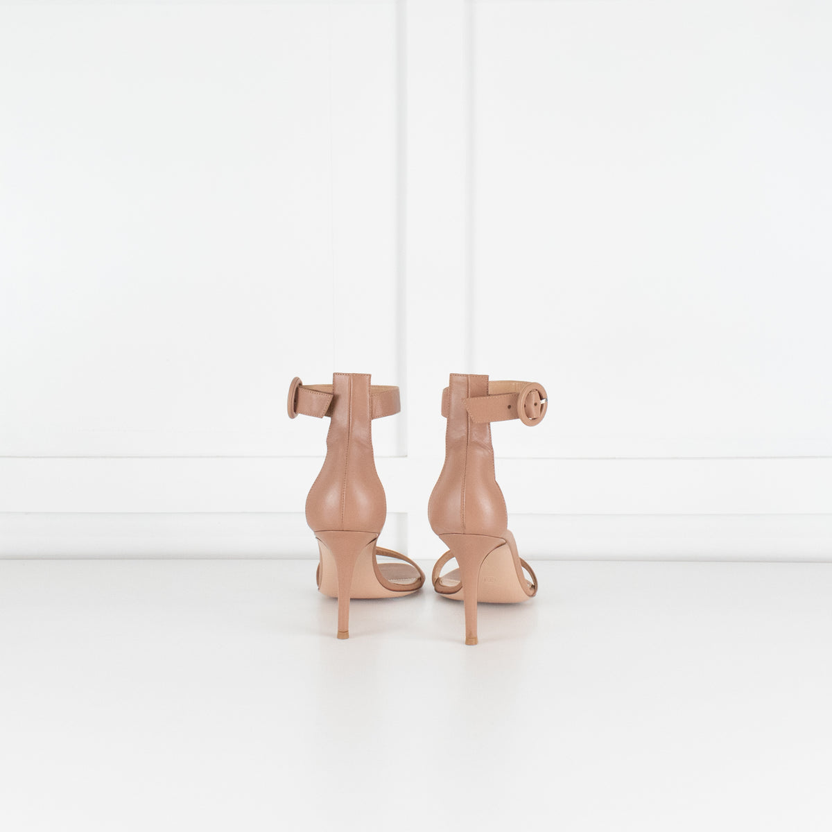 Gianvito Rossi Nude Ankle Strap Sandal