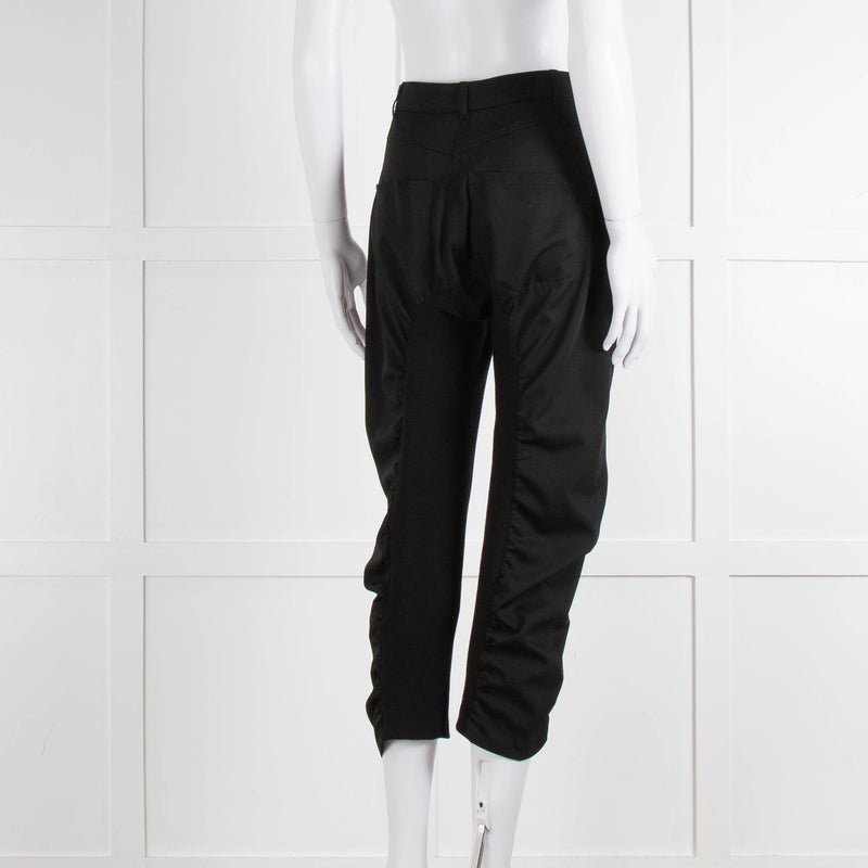Stella McCartney Black Stretchy Detail Culottes
