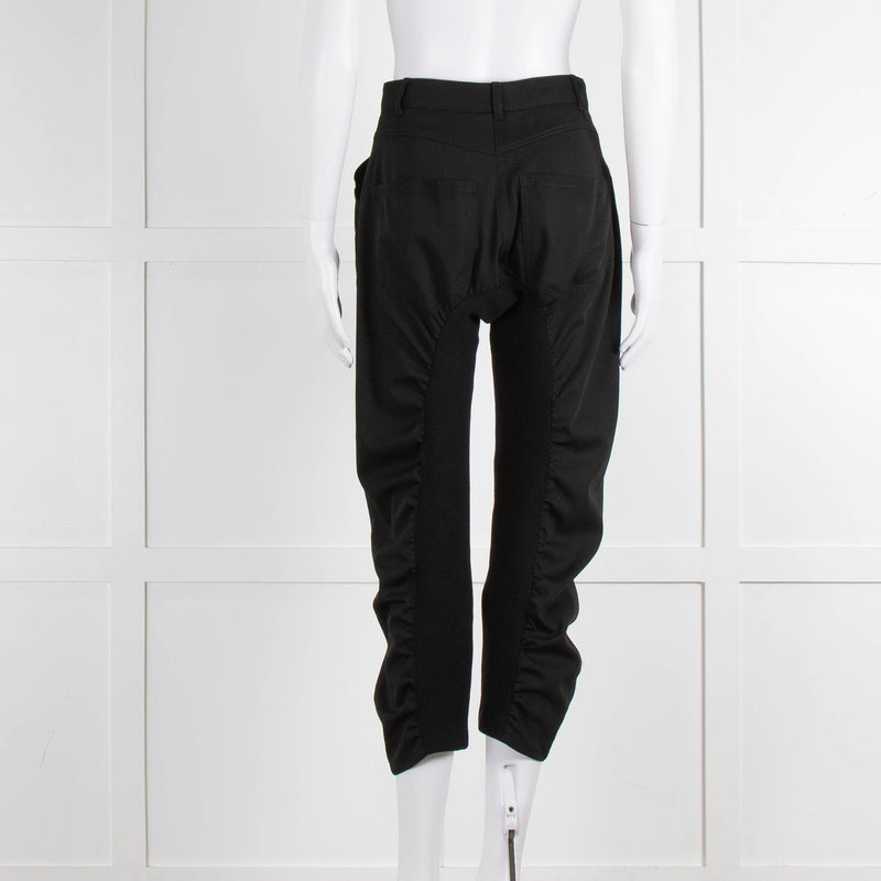 Stella McCartney Black Stretchy Detail Culottes