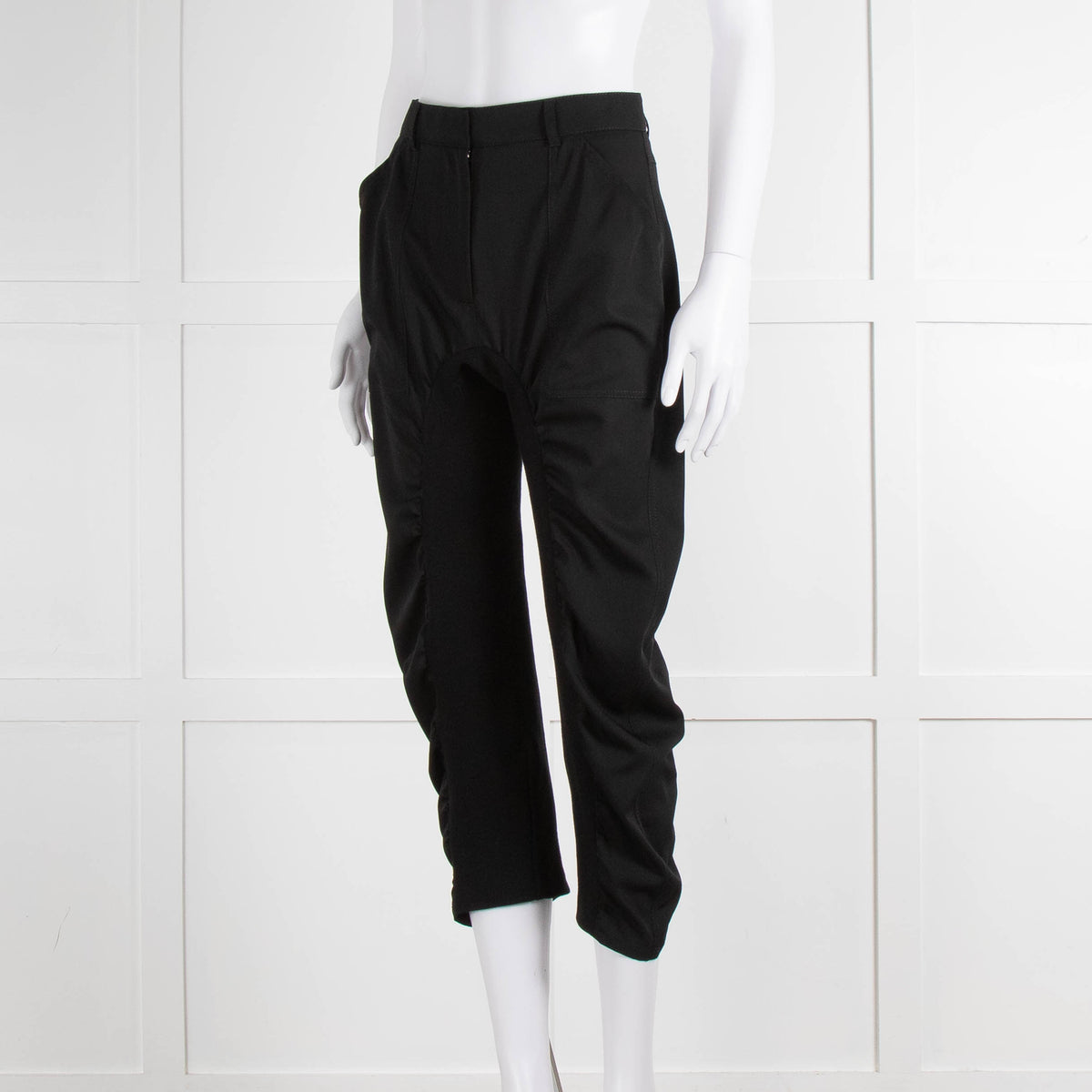 Stella McCartney Black Stretchy Detail Culottes