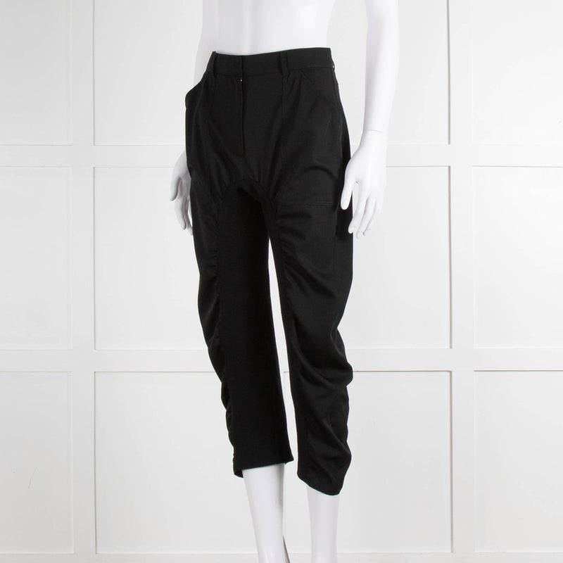 Stella McCartney Black Stretchy Detail Culottes