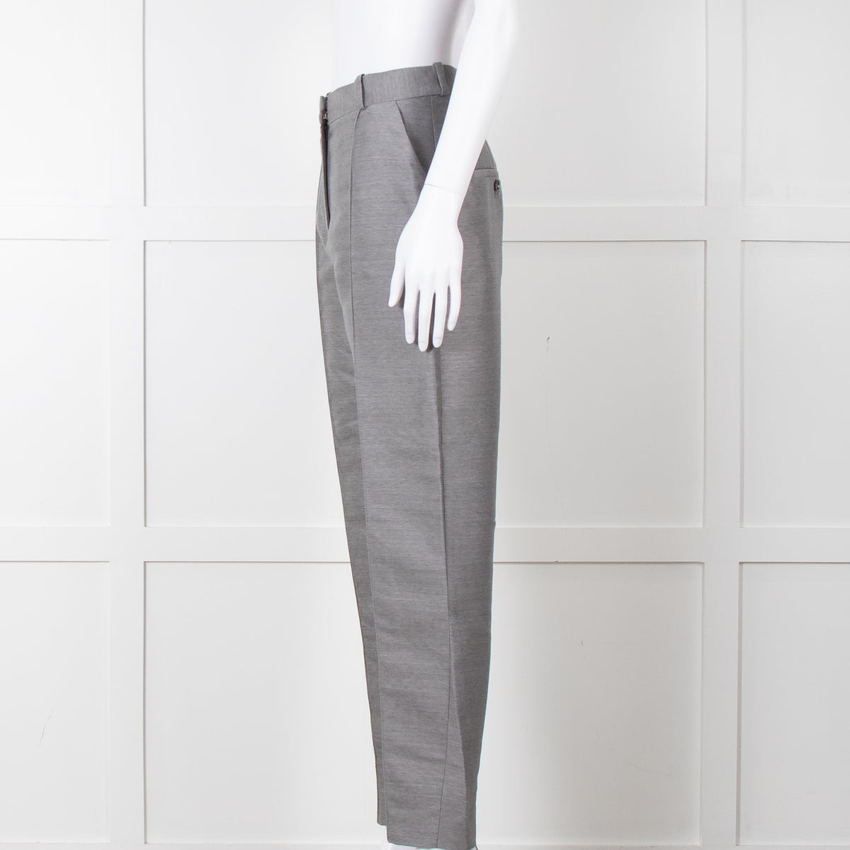 Toteme Grey Tailored Trousers
