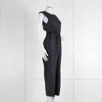 Maiyet Dark Blue Fleck Sleeveless Jumpsuit