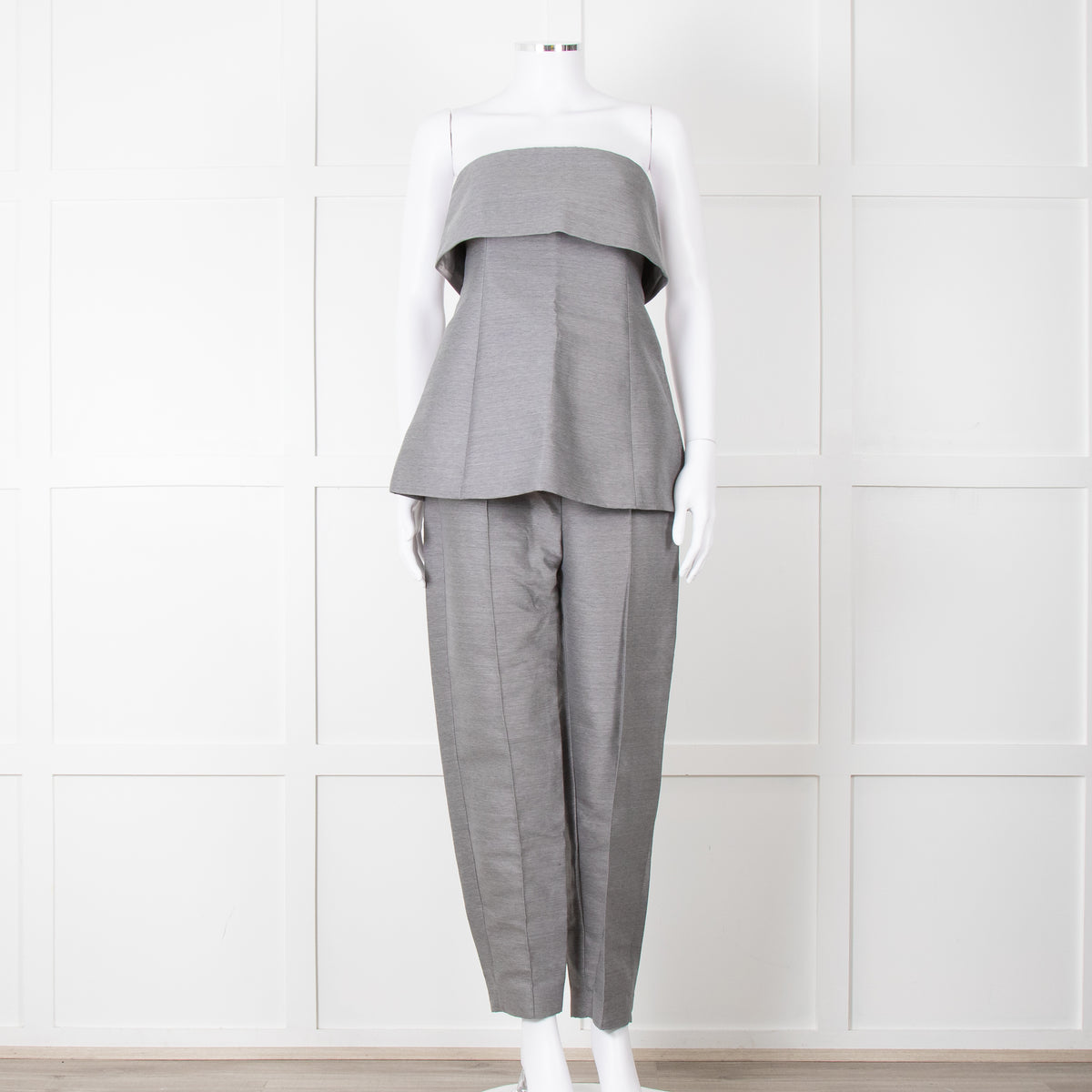 Toteme Grey Tailored Trousers
