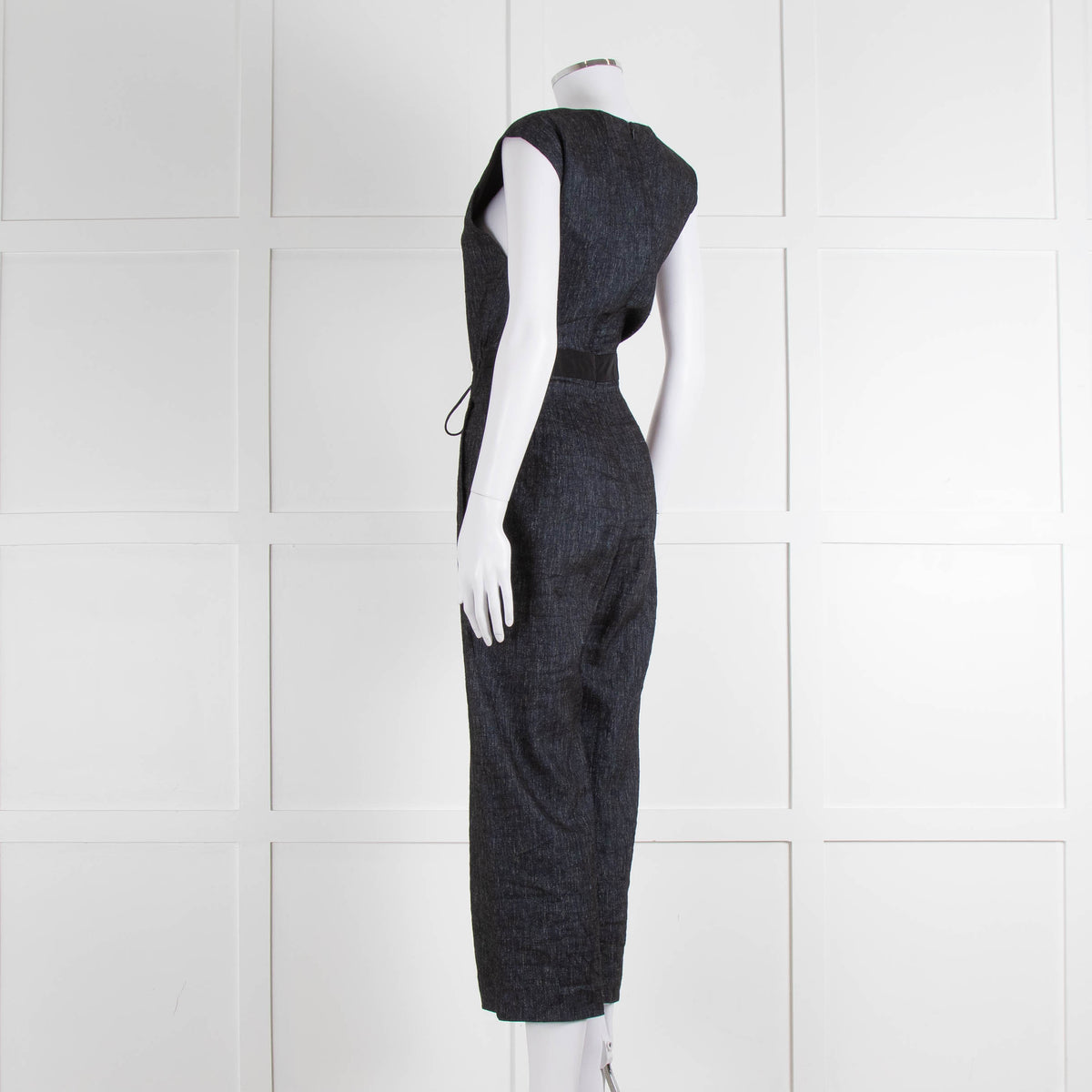 Maiyet Dark Blue Fleck Sleeveless Jumpsuit