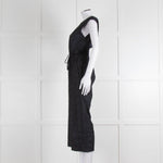 Maiyet Dark Blue Fleck Sleeveless Jumpsuit