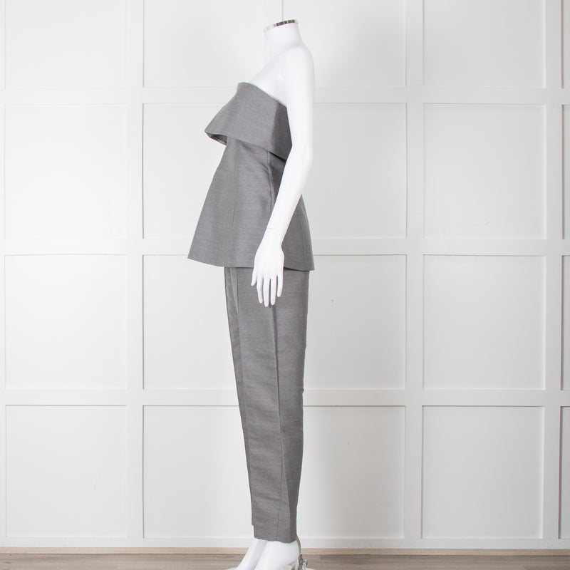 Toteme Grey Tailored Trousers