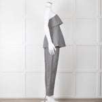 Toteme Grey Bandeau Top with Foldover
